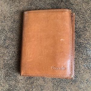 Concerto brown leather wallet
